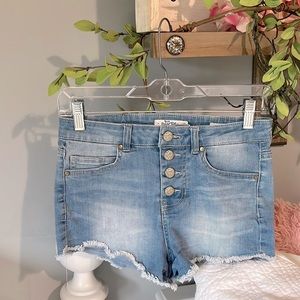 Wild Blue Denim Jean Shorts Womens 3
